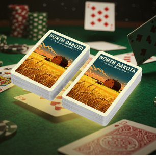 Vintage North Dakota Playing Cards