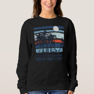 Vintage North Port Florida Summer 80s Beach Souven Sweatshirt