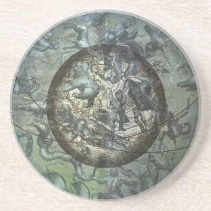 Vintage Northern Constellation Celestial Astronomy Coaster