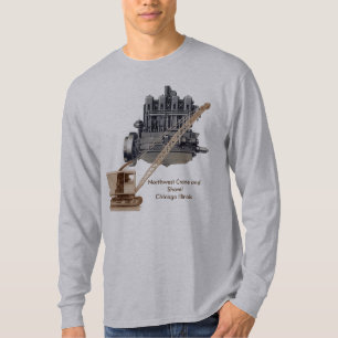 Vintage Northwest Crane and Shovel Heavy Equipment T-Shirt