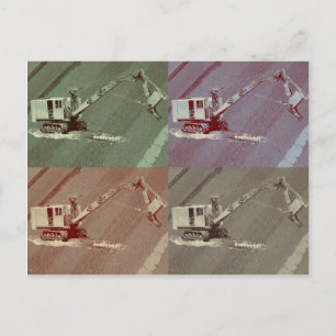 Vintage Northwest Shovel Heavy Equipment Postcard