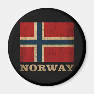 Vintage Norway Magnet