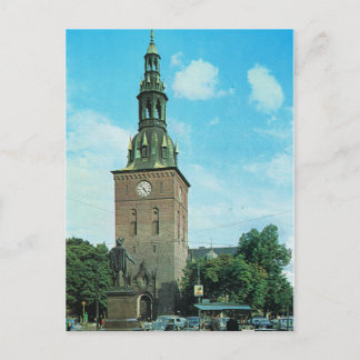 Vintage Norway,  Oslo Cathedral Postcard