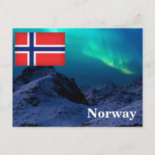 Vintage Norway Travel Tourism Postcard