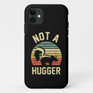 Vintage Not A Hugger iPhone 11 Case