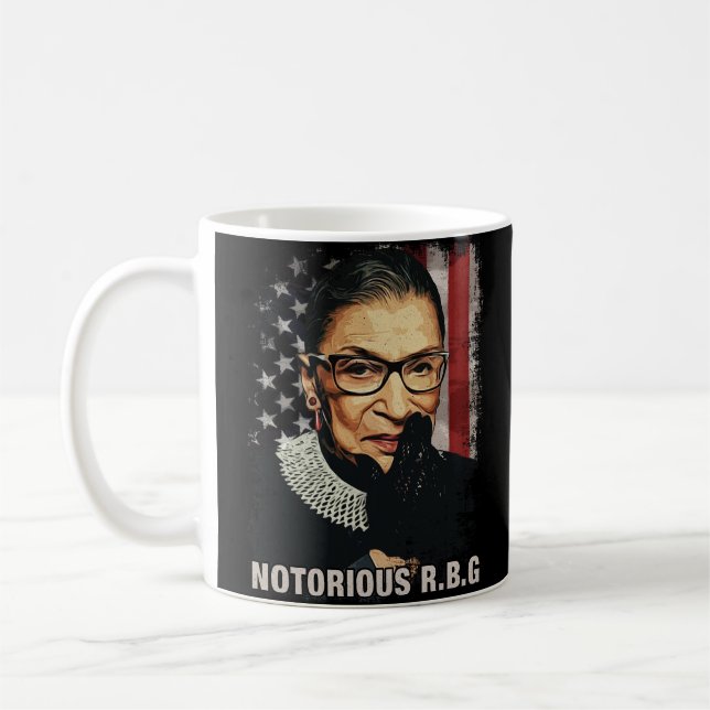 Vintage Notorious RBG Coffee Mug (Left)