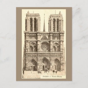 Vintage Notre-Dame Paris Postcard