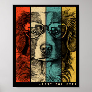 Vintage Nova Scotia Duck Tolling Retriever Toller Poster