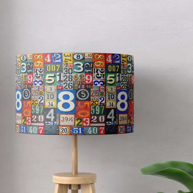 Vintage Numbers Decoupage Or Collage Paper (This is a mockup, the size of the design may appear larger or smaller depending on your furniture.)
