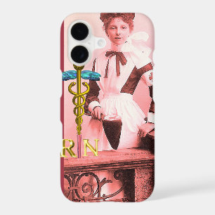 VINTAGE NURSE and Gold Caduceus NR Emblem
