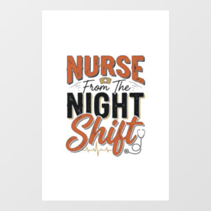 Vintage Nurse Night Shift Shirt Design_1
