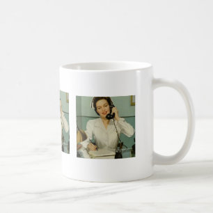 Vintage Nurse on the Phone Coffee Mug