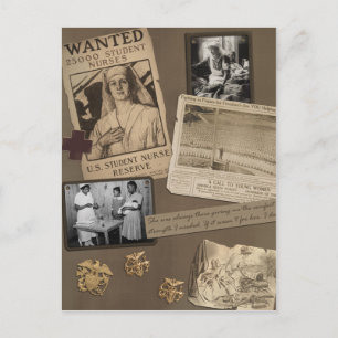 Vintage Nurse Postcard