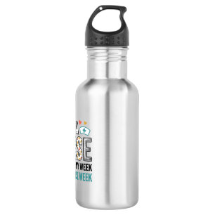 Vintage Nurse Week Appreciation Typography Shirt_1 532 Ml Water Bottle