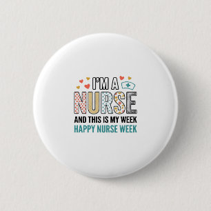 Vintage Nurse Week Appreciation Typography Shirt_1 6 Cm Round Badge