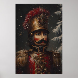 Vintage Nutcracker Soldier Art Printable Poster
