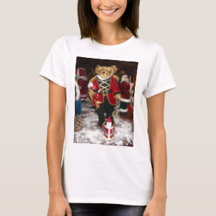 Vintage Nutcracker Soldier Teddy Bear Plush Christ T-Shirt