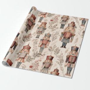 Vintage Nutcracker Soldiers - Classic Christmas 1 Wrapping Paper