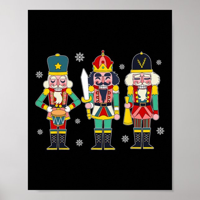 Vintage Nutcracker Squad Christmas 2024 Xmas Match Poster (Front)