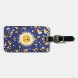 Vintage NY Solar System Political Satire 1898 Luggage Tag