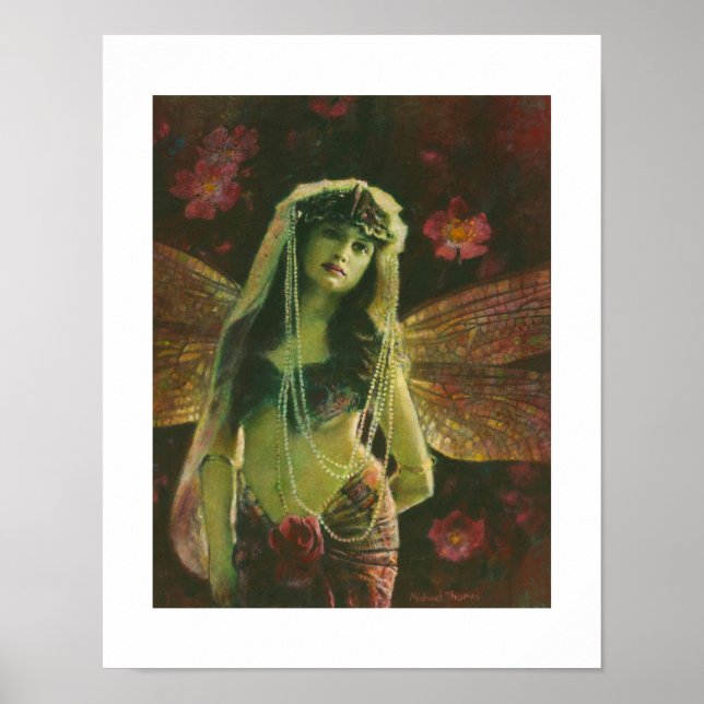 Vintage Nymph Fine Art Print (Front)