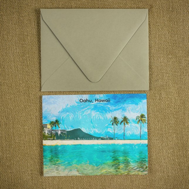 Vintage Oahu Hawaii Travel Island Paradise Postcard (Vintage Oahu Hawaii Travel Island Paradise Postcard)