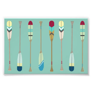 Vintage Oars Photo Print