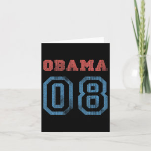 Vintage Obama 08 Card