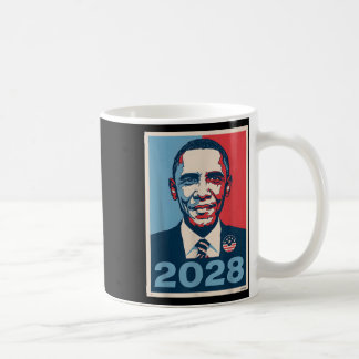 Vintage Obama 2028 Funny Political Patriotic Elect Coffee Mug