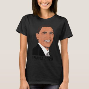 Vintage Obama 2028 Funny Political Patriotic Elect T-Shirt