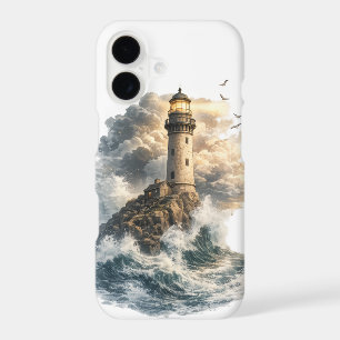 Vintage Ocean Lighthouse iPhone Case