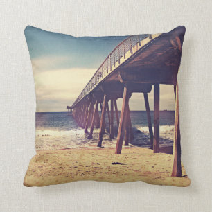 Vintage Ocean Pier Cushion