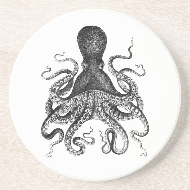 Vintage Octopus Coaster (Front)