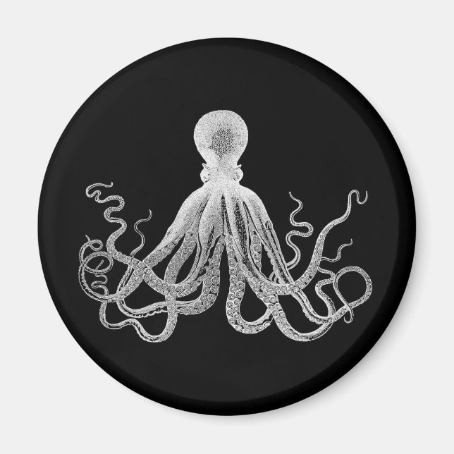 Vintage Octopus Magnet (Front)