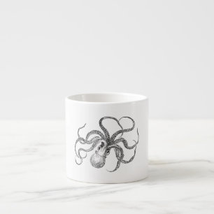 Vintage Octopus Template Espresso Cup