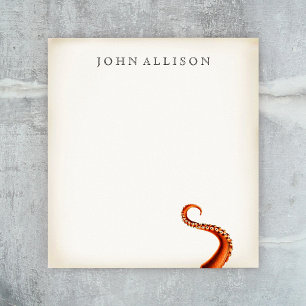 Vintage Octopus Tenticals Notepad