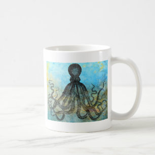Vintage OctopusCollage Coffee Mug