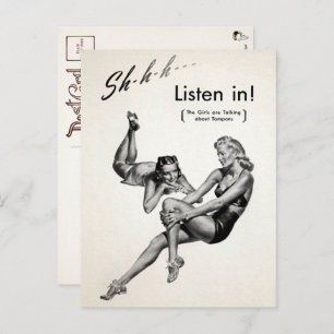 Vintage Odd Advertisement Postcard 