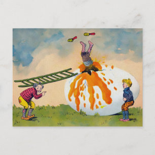 Vintage Odd Easter Postcard