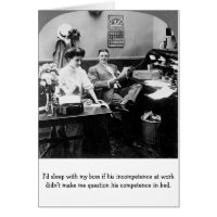 Vintage Office - Boss's Incompetence at Work,