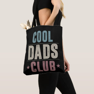 Vintage Official Member Cool Dads Club Fathers Day Tote Bag