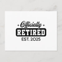 Vintage Officially Retired 2025 Funny Retirement