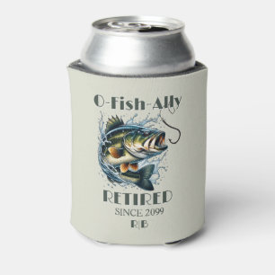 Vintage OFishAlly Retired Big Fish Take The Bait Can Cooler