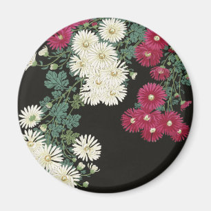 Vintage Ohara Koson Chrysanthemum Art Magnet