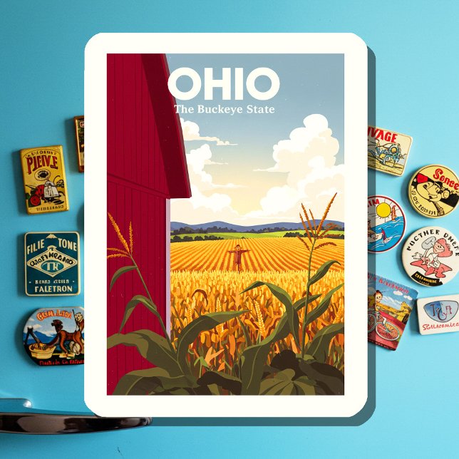 Vintage Ohio Magnet (Creator Uploaded)