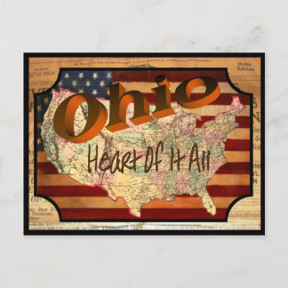 Vintage Ohio Old Postcard