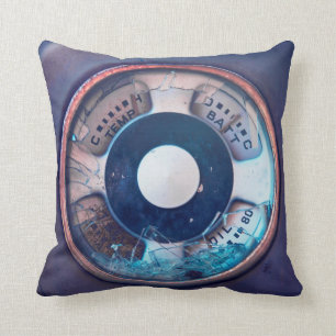 Vintage Oil cage Throw pillow