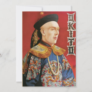 Vintage Okito Magician Poster