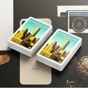 Vintage Oklahoma City Oklahoma Playing Cards