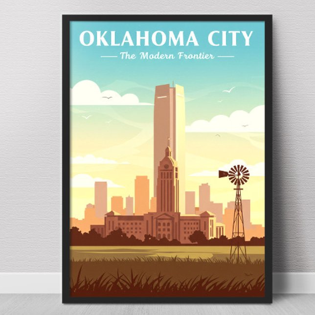 Vintage Oklahoma City Poster (Creator Uploaded)